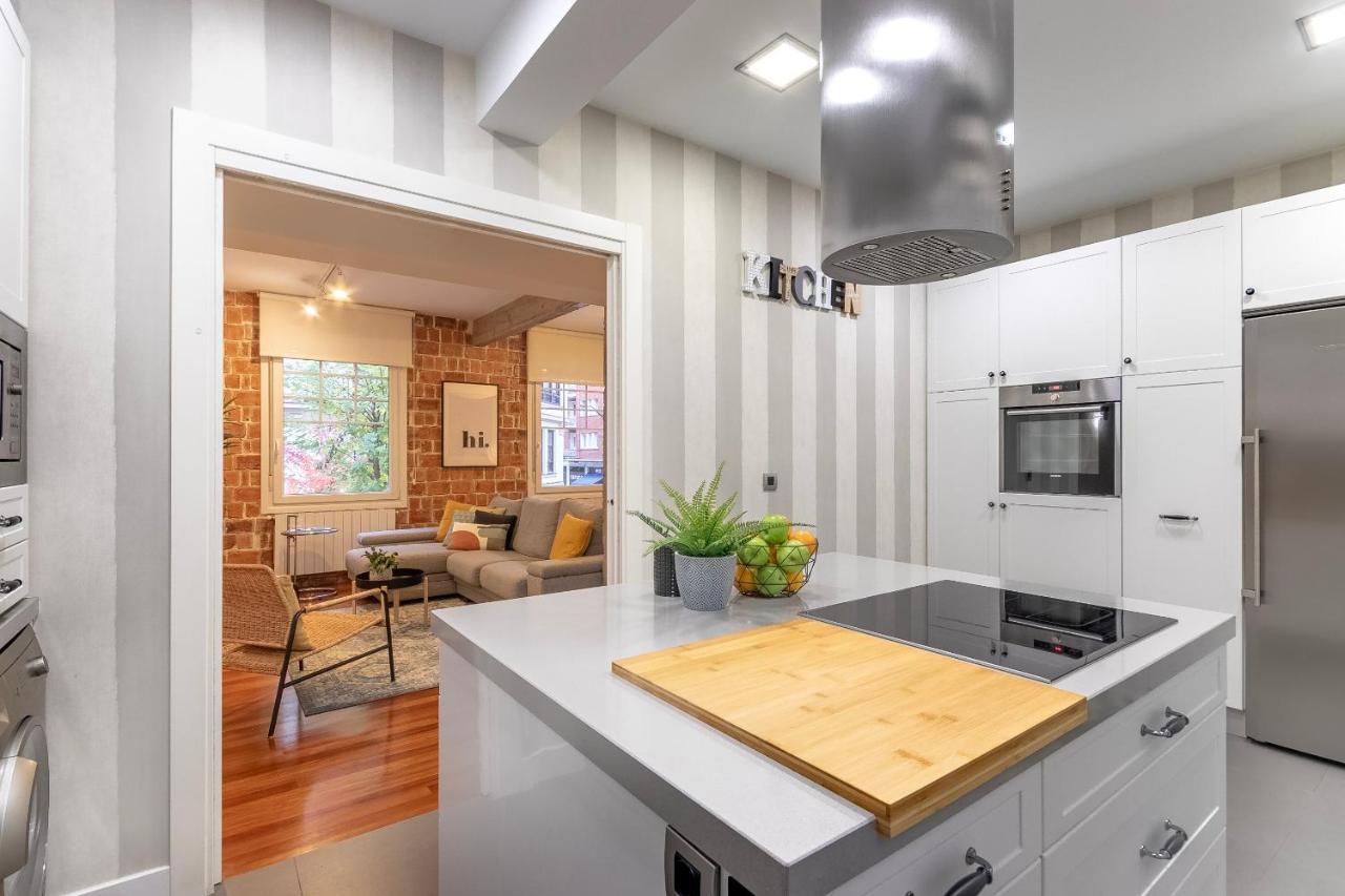 Gran Apartamento Con Estilo En El Centro De Bilbao Luaran gambar